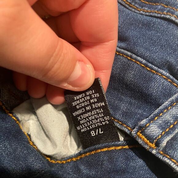 Rue21 Distressed Raw Hem Ripped Jean Shorts Juniors Size 7 / Women's Size 8 - Picture 3 of 7